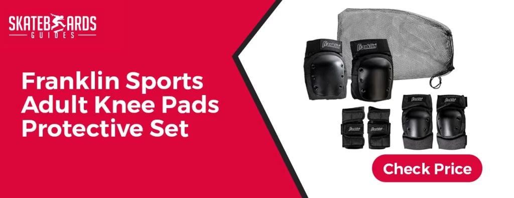 Franklin Sports Adult Knee Pads Protective Set